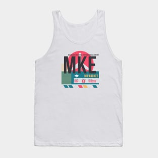 Milwaukee (MKE) Airport // Sunset Baggage Tag Tank Top